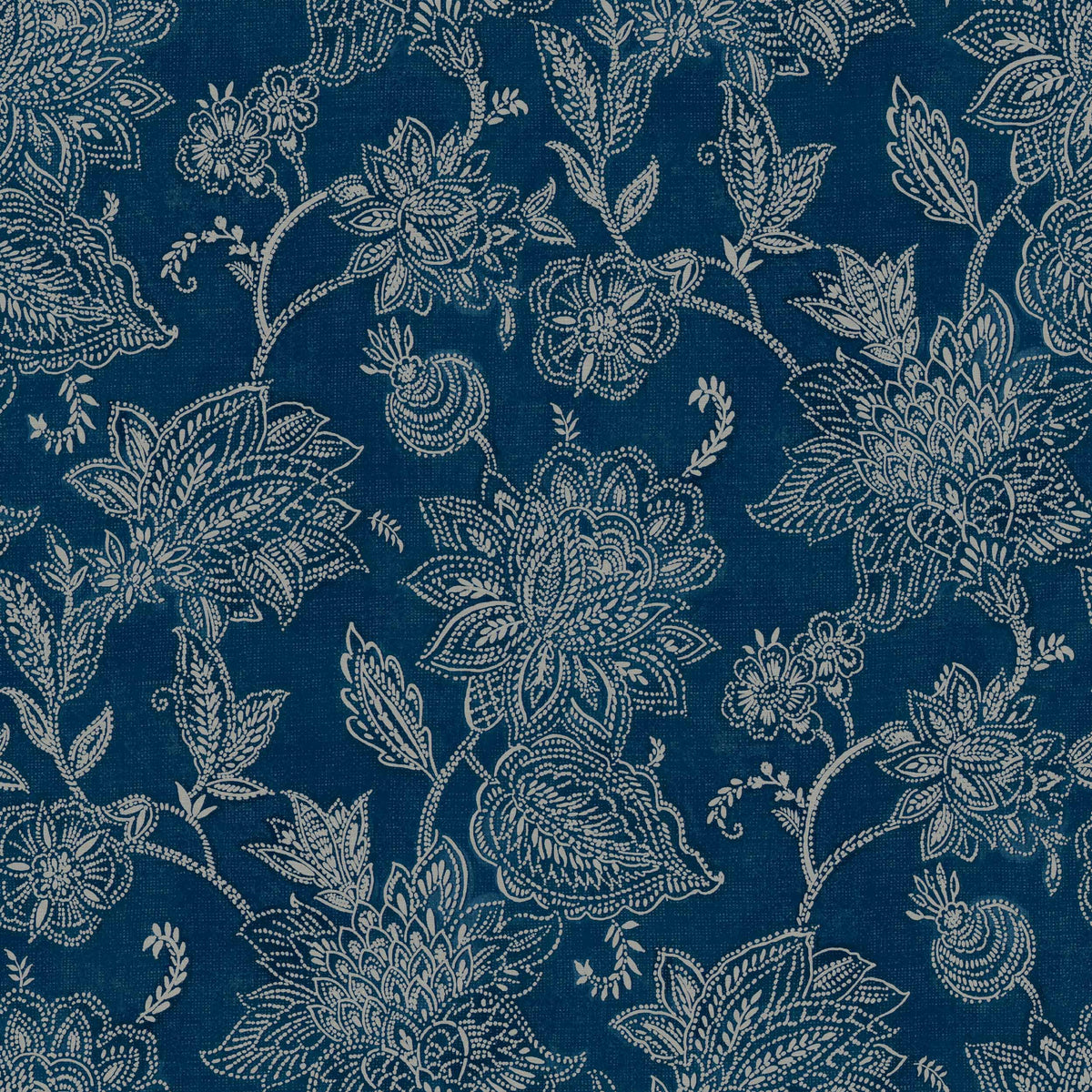 Coordonné behang Kashmir Indigo D00423B