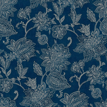 Coordonné behang Kashmir Indigo D00423B