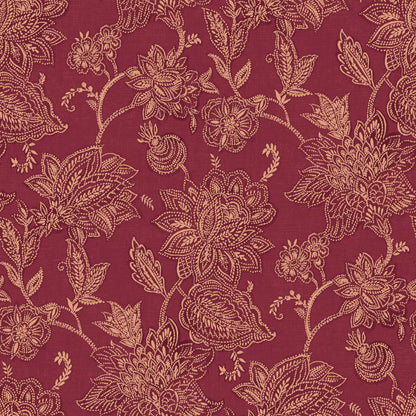 Coordonné behang Kashmir Vermillion D00420B
