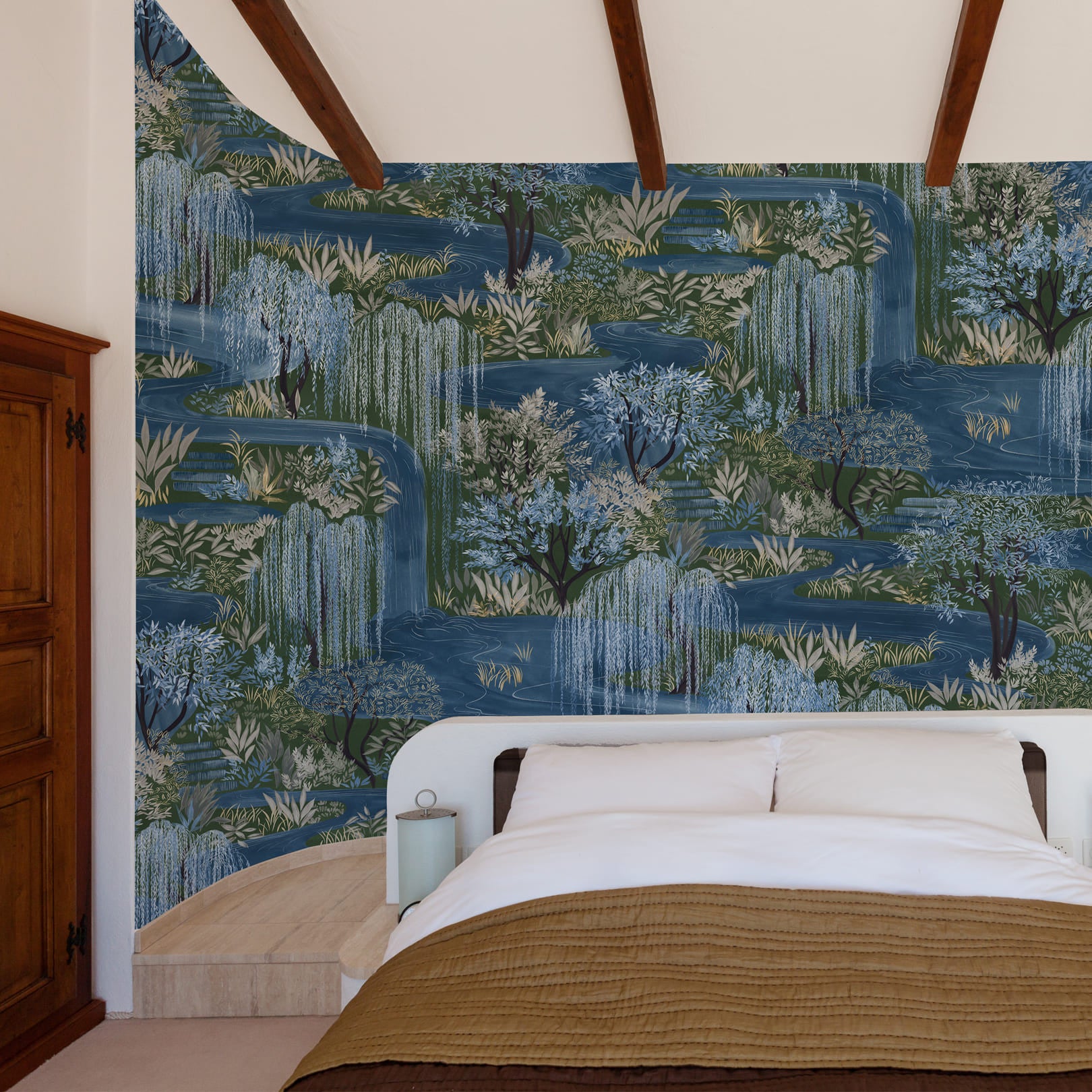 Les Dominotiers Water Garden Blue wilgen
