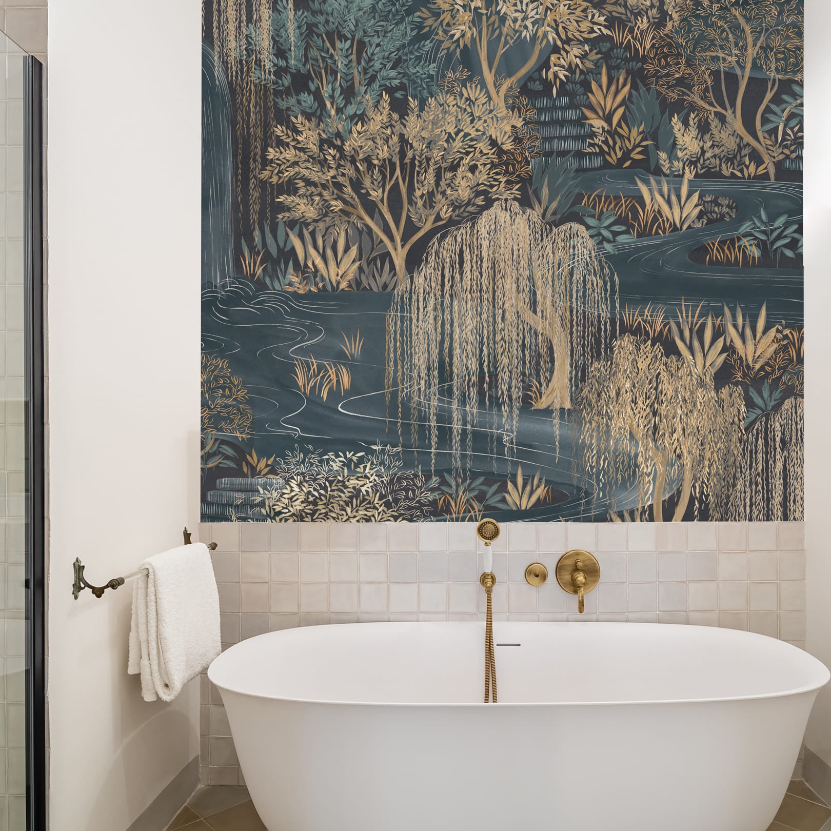 Les Dominotiers Water Garden Brown