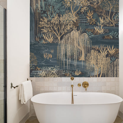 Les Dominotiers Water Garden Brown