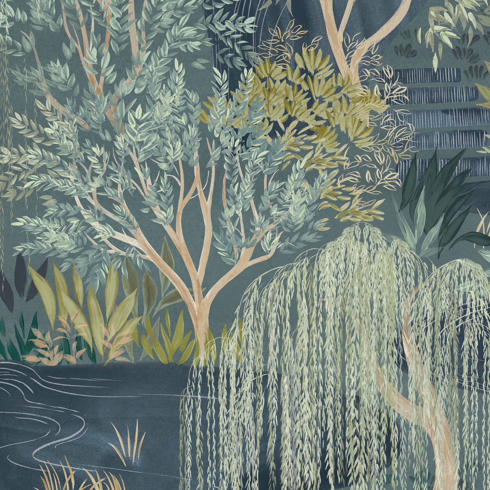 Les Dominotiers Water Garden interieur