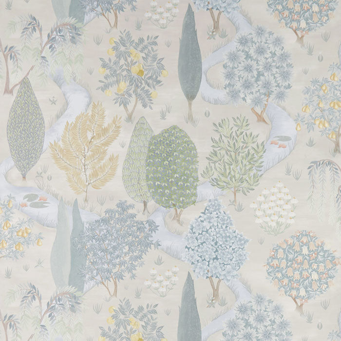 Liberty behang Enchanted Wood Pewter