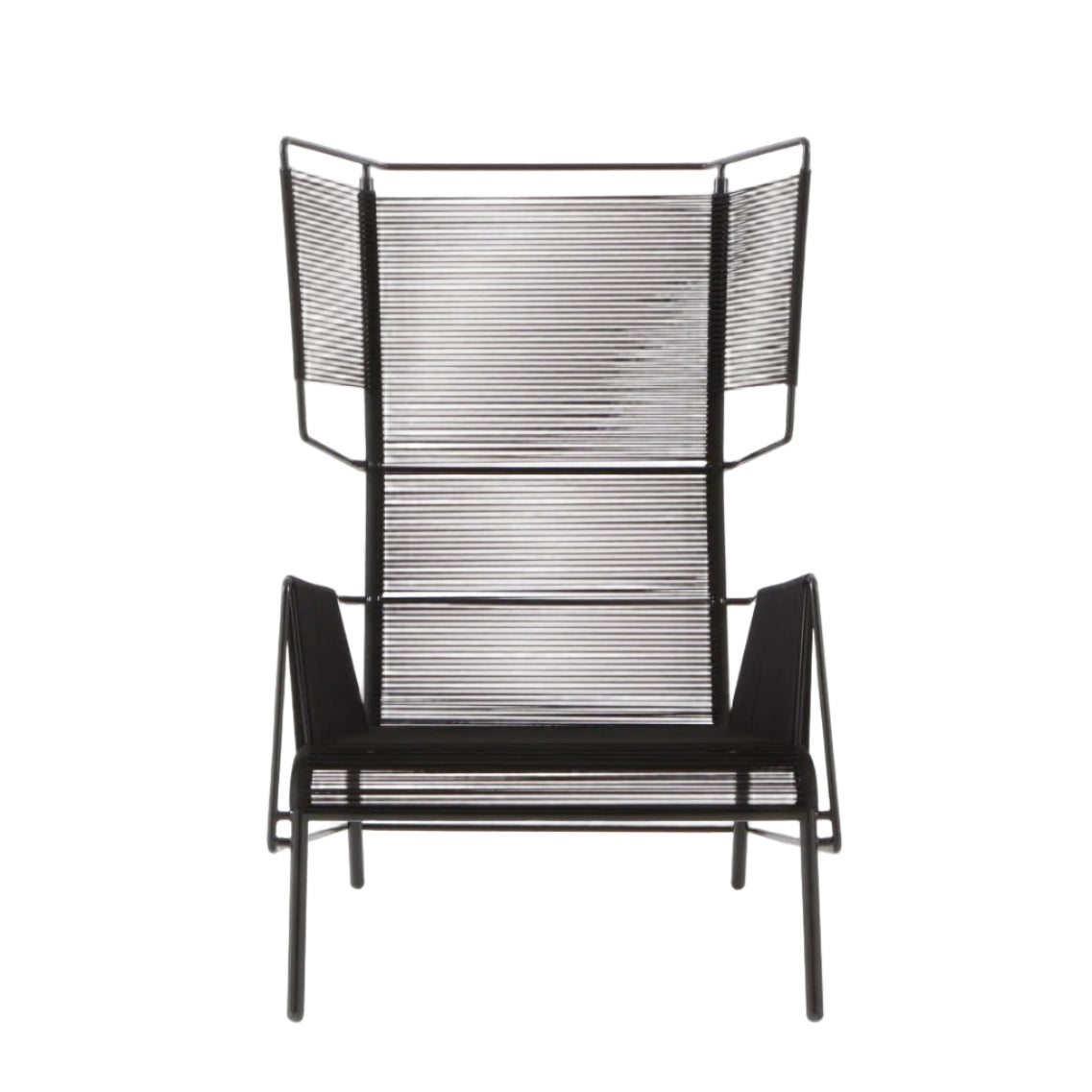 Ligne Roset Fifty fauteuil zwart koord indoor outdoor