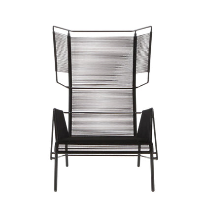 Ligne Roset Fifty fauteuil zwart koord indoor outdoor