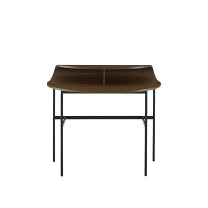Ligne Roset Roll bureau walnoot zwart staal