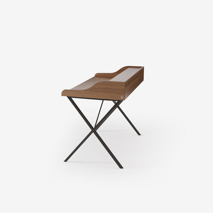 Ligne Roset Ursuline bureau walnoot achterkant