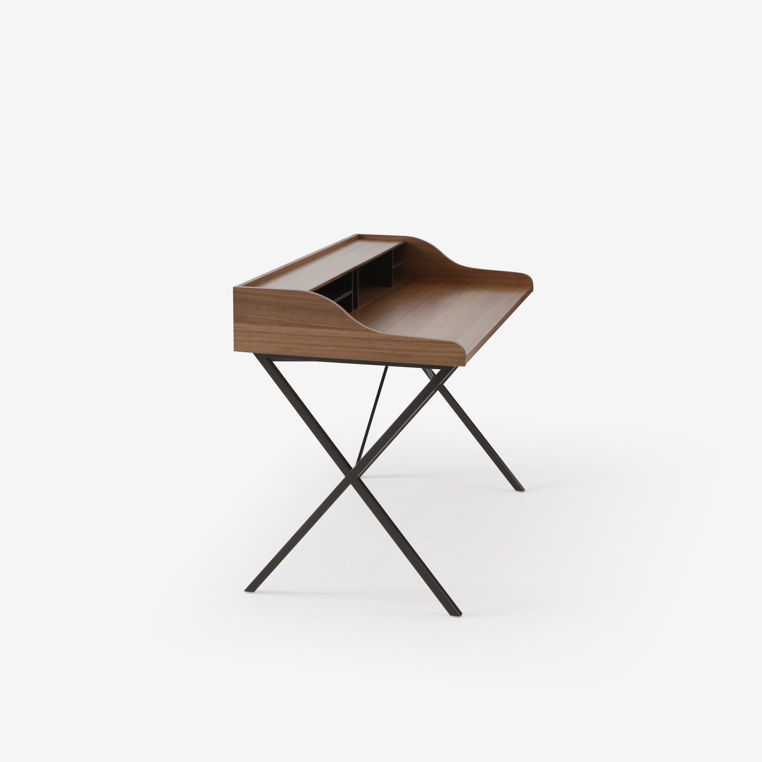 Ligne Roset Ursuline bureau walnoot interieur