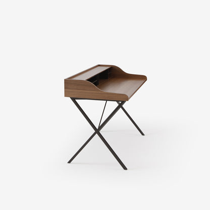 Ligne Roset Ursuline bureau walnoot interieur