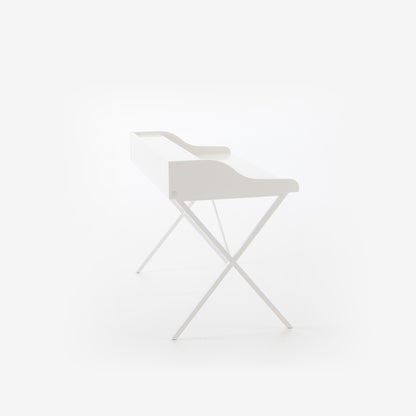 Ligne Roset Ursuline bureau wit gelakt achterkant