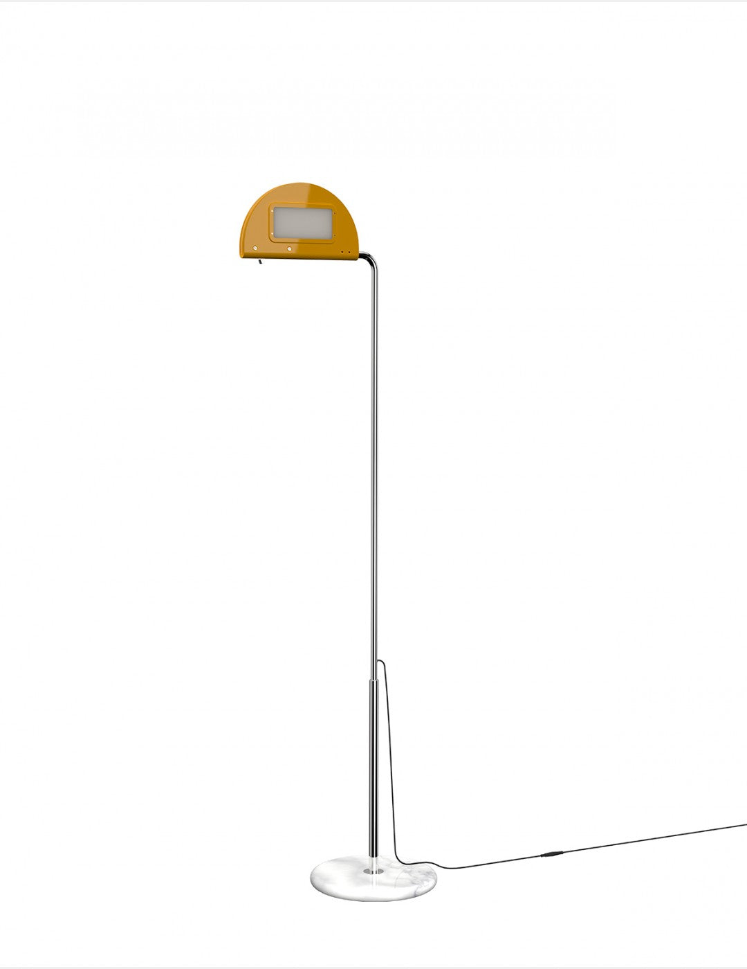 DCW éditions Mezzaluna vloerlamp geel achterkant