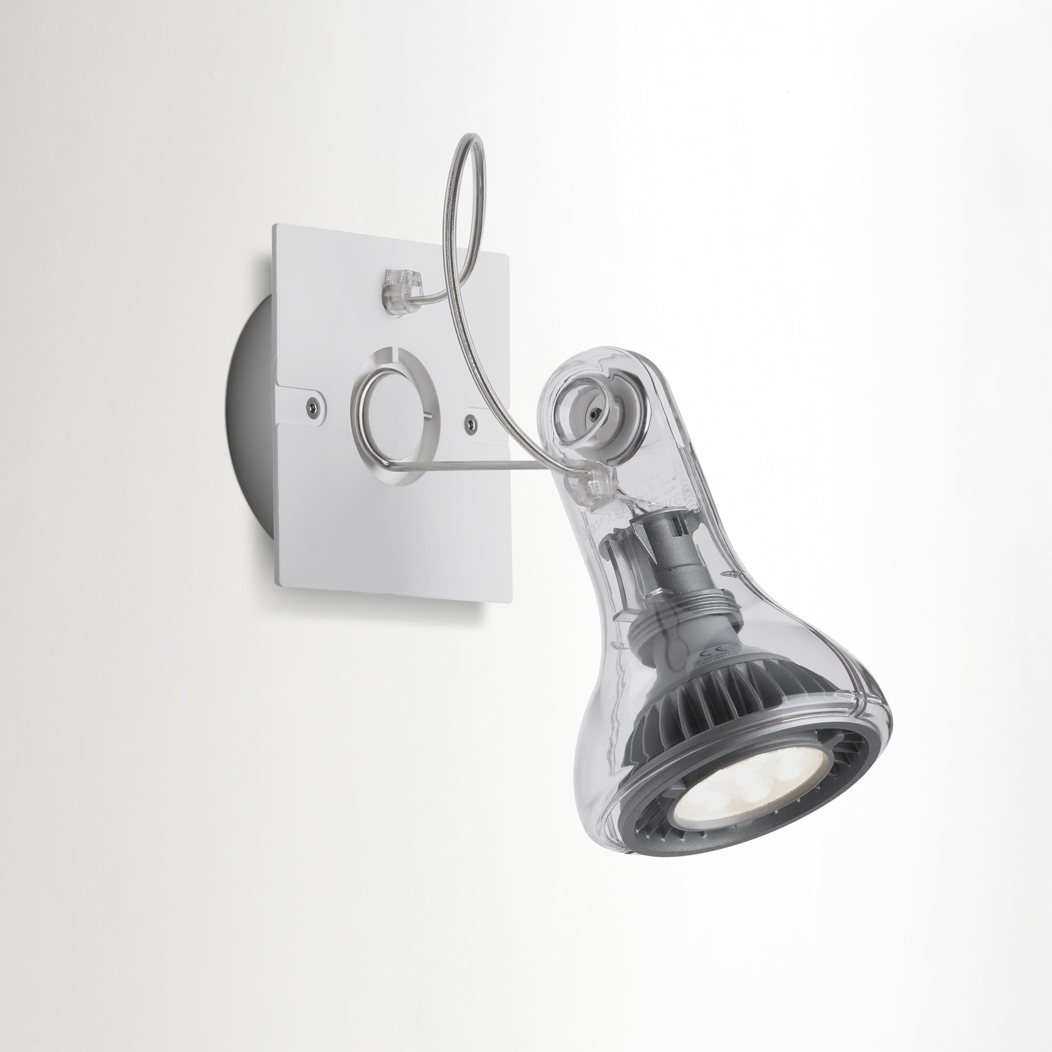 Marset Atlas wandlamp transparant