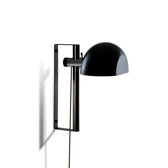Marset Lauro A wandlamp donkerbruin zwart