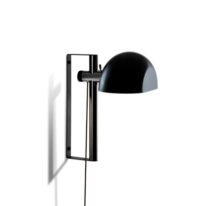Marset Lauro A wandlamp donkerbruin zwart