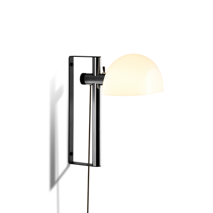 Marset Lauro A wandlamp verchroomd staal wit