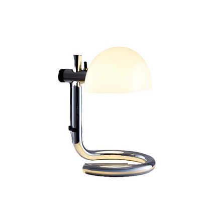 Marset Lauro M tafellamp verchroomd staal wit