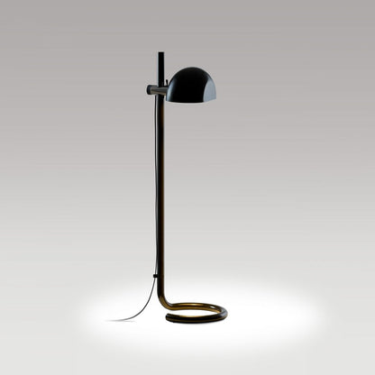 Marset Lauro P vloerlamp donkerbruin zwart