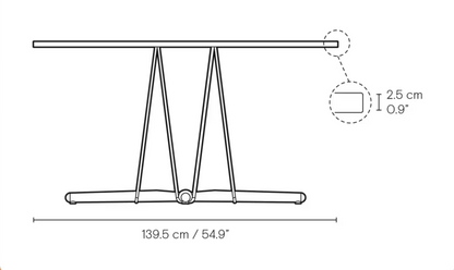 Carl Hansen &amp; Son E020 Embrace tafel