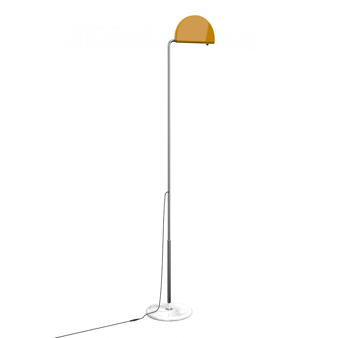 DCW éditions Mezzaluna vloerlamp geel kapje
