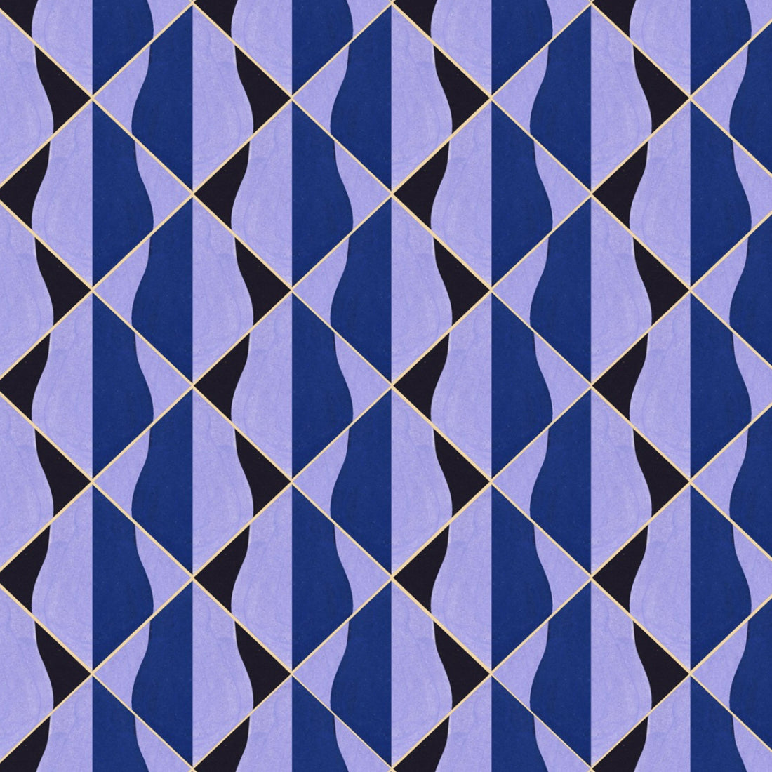 Mind the Gap behang Onde Blu WP30202