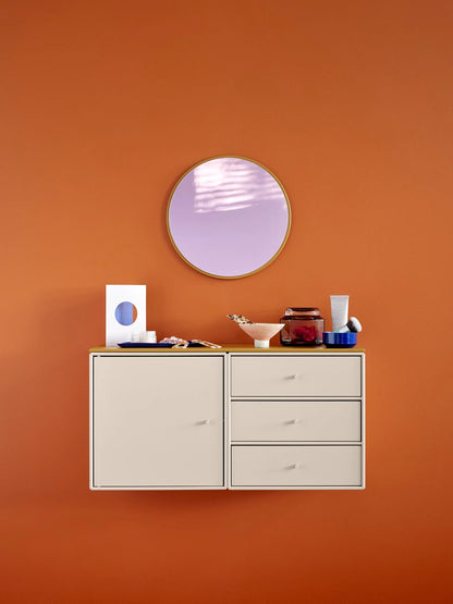 Montana Mini wandkast 1007 with three drawers