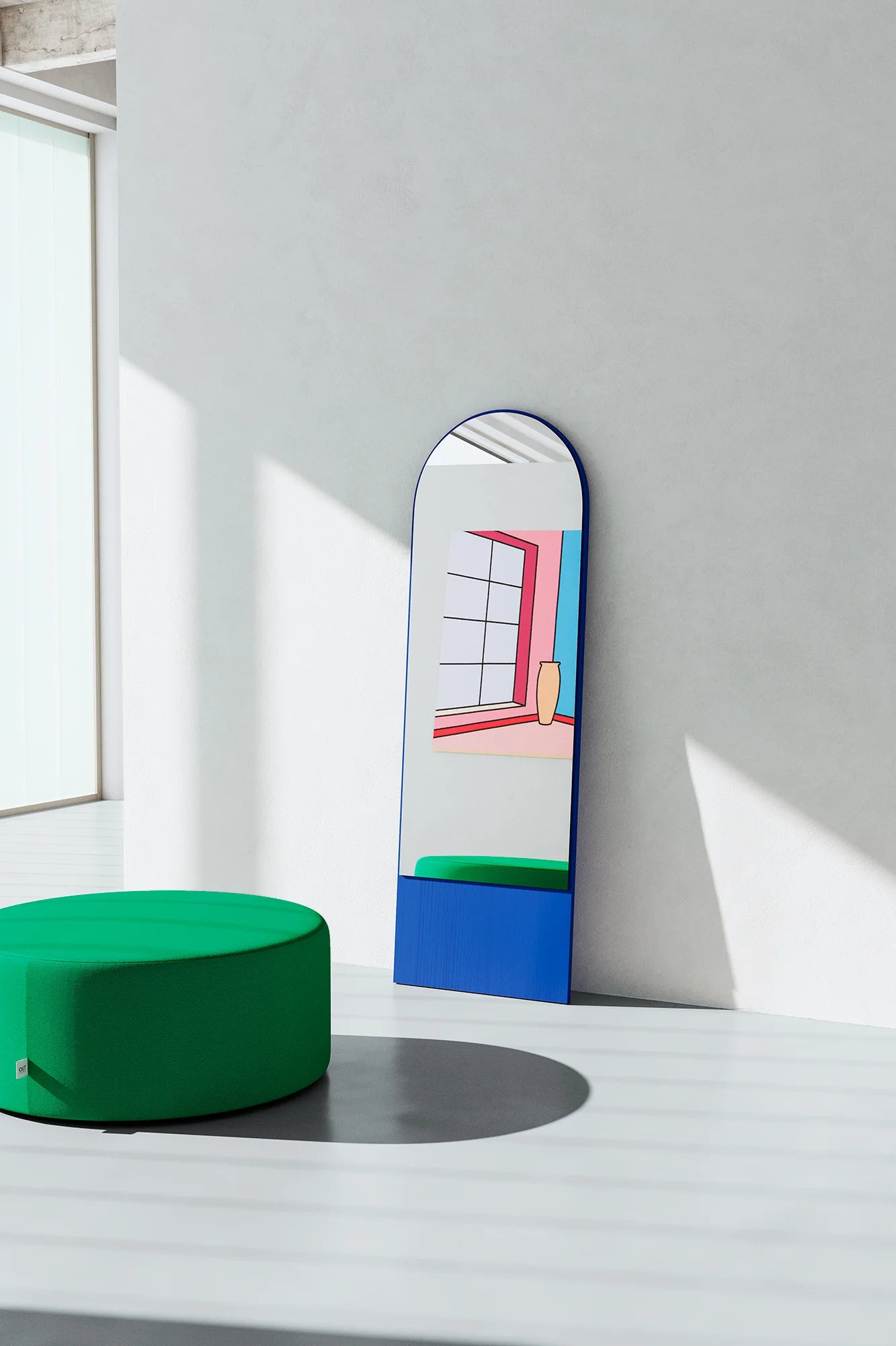 OUT Friedrich 21 mini mirror blauw