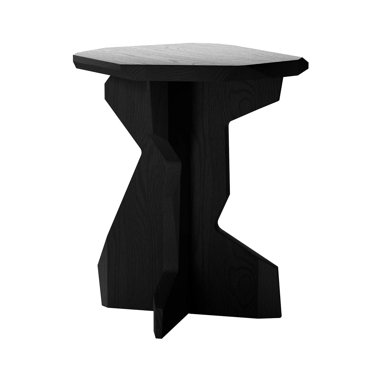 OUT Fels stool kruk/bijzettafel zwart