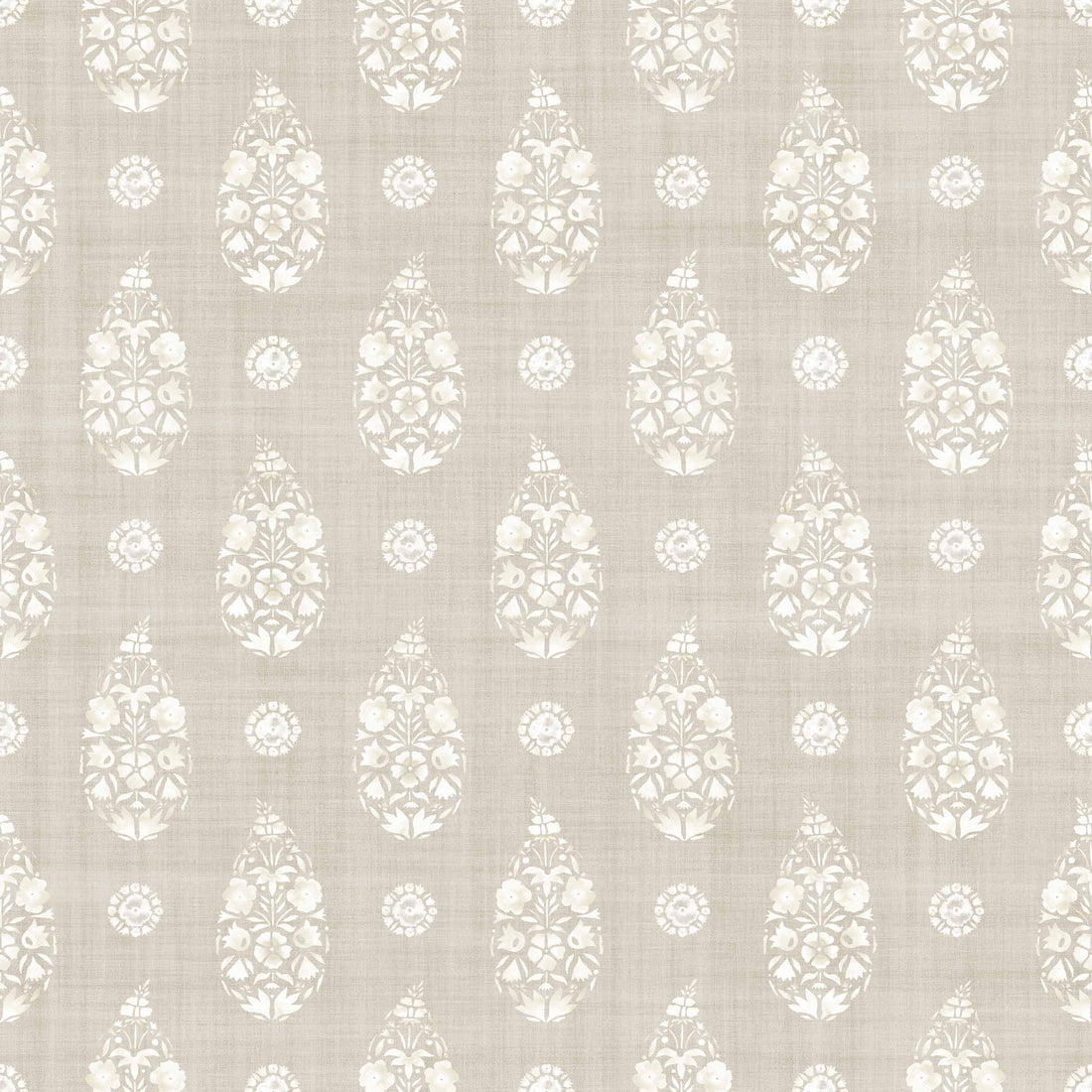 Coordonné behang Paisley Taupe B00328