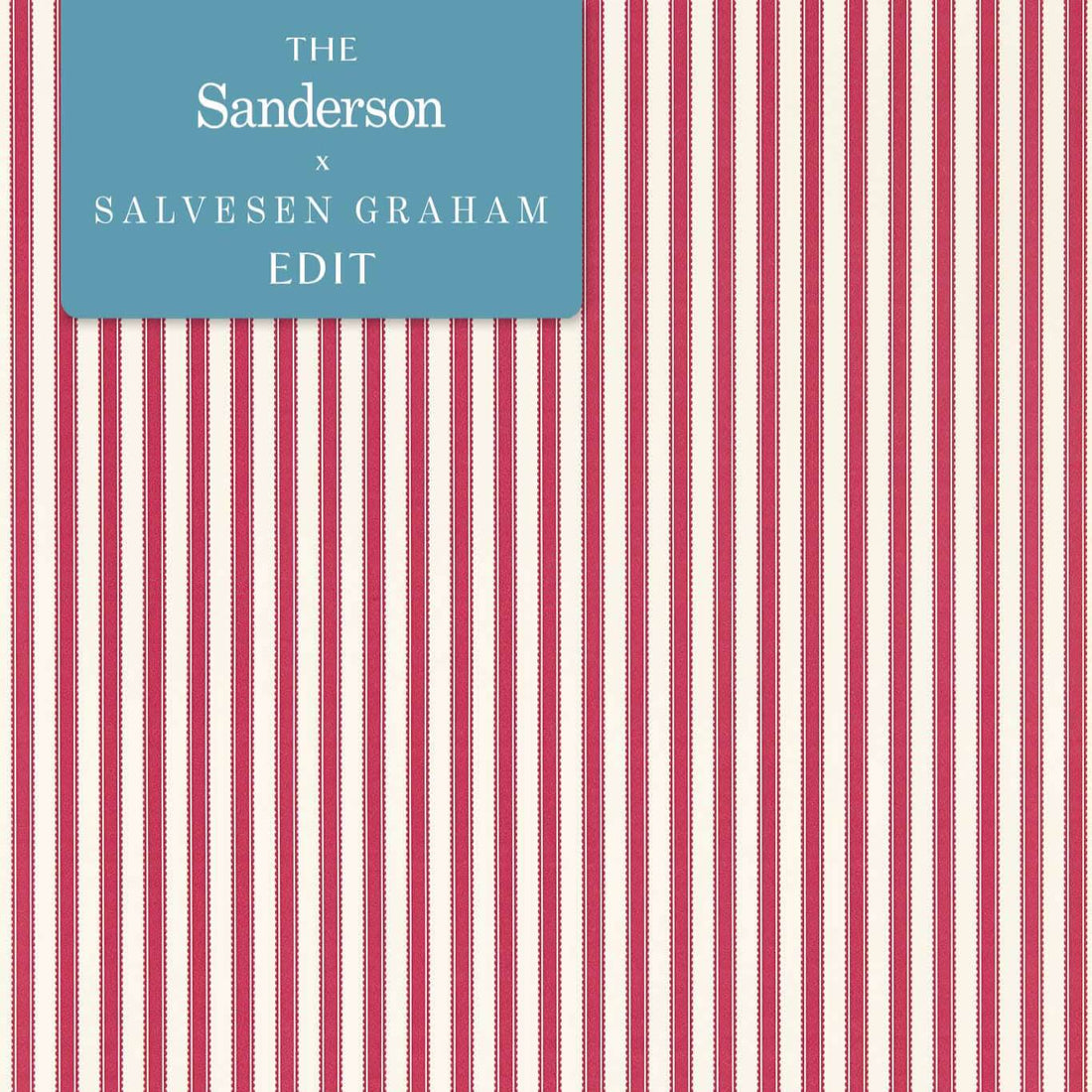 Sanderson Pinetum stripe Mulberry 217253