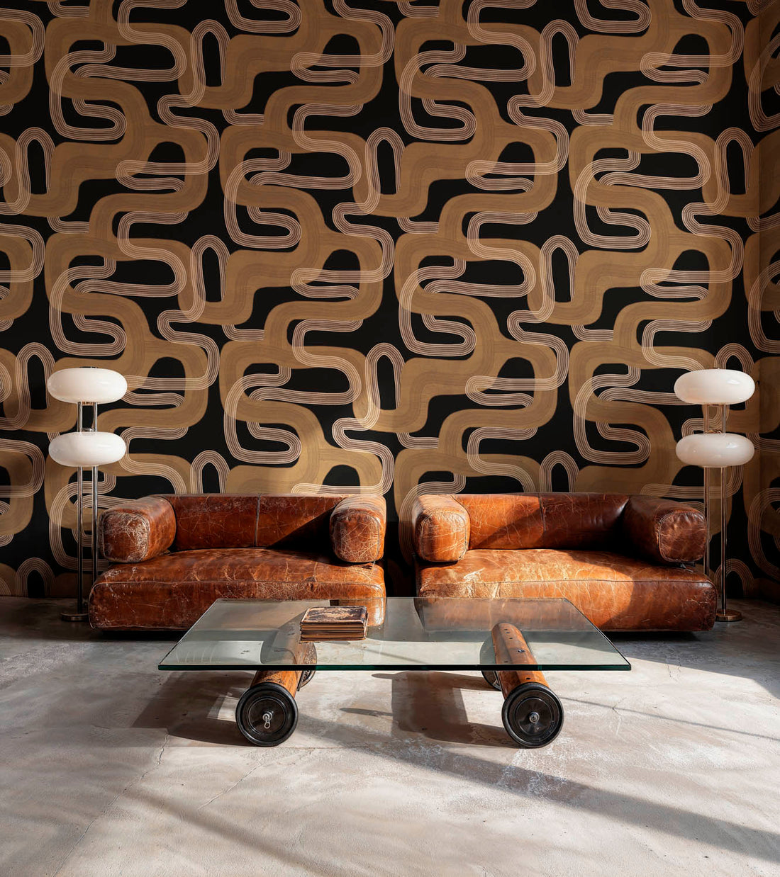 Tres Tintas behang Pipelines Stone UT5401-6