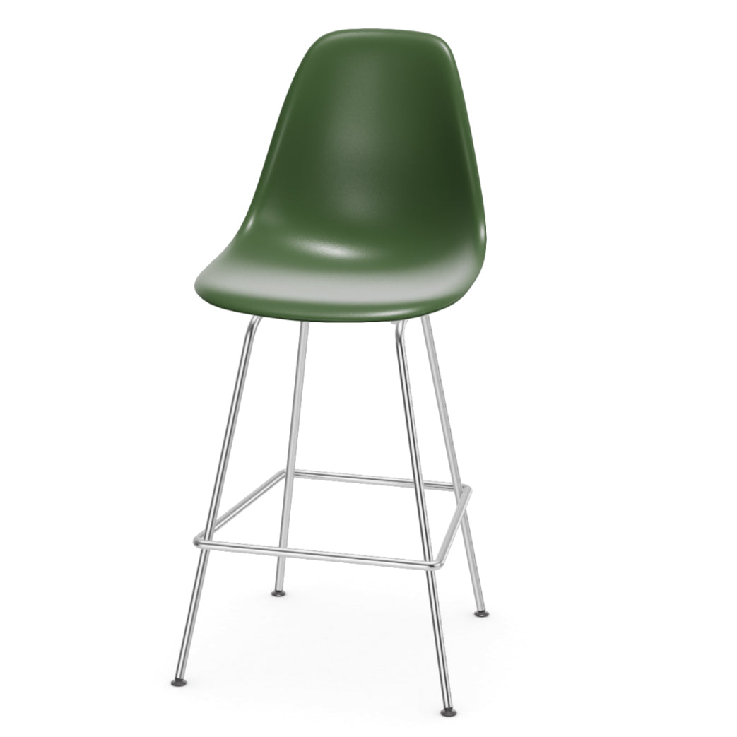 Vitra Eames plastic stool RE medium met Chroom onderstel