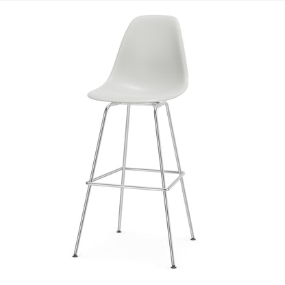 Vitra Eames plastic stool RE hoog met Chroom onderstel