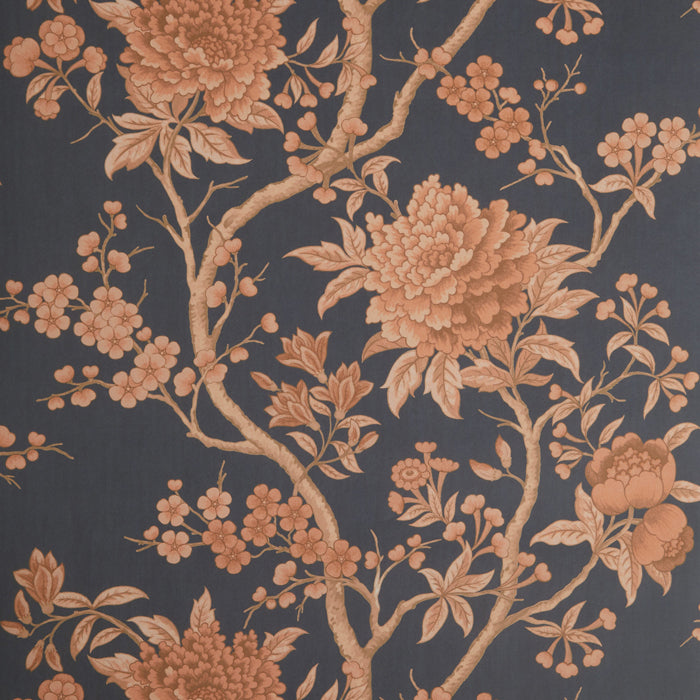 Liberty behang Porcelain Trail in Ink