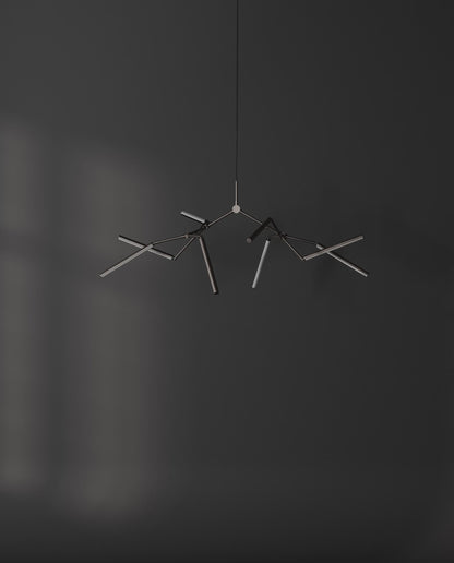 101 Copenhagen Stick Chandelier - Bronze video