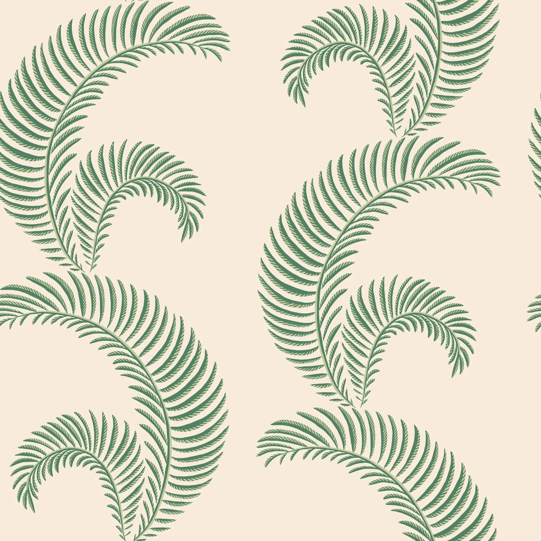 Sandberg behang Jasmine Garden Green S10439