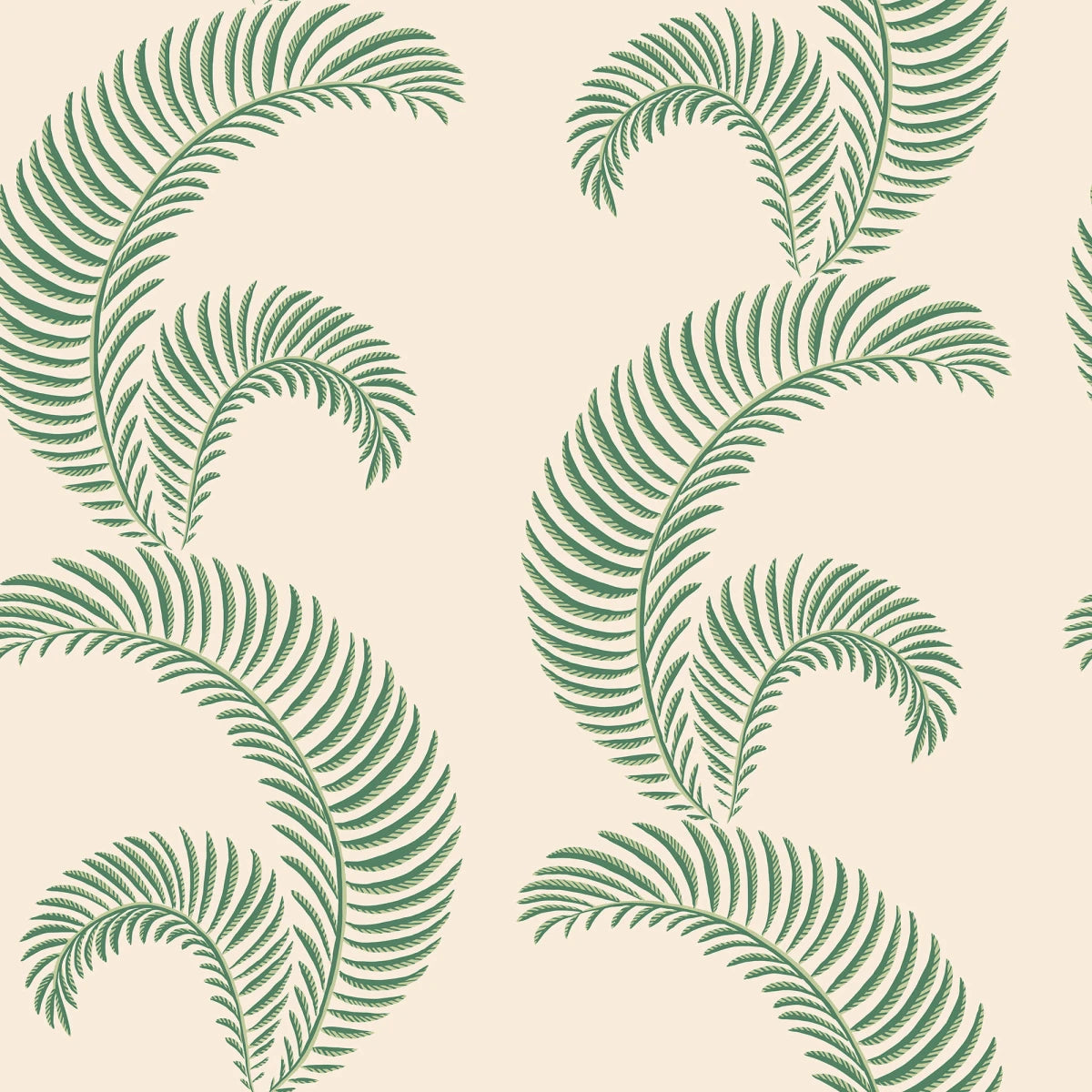 Sandberg behang Jasmine Garden Green S10439