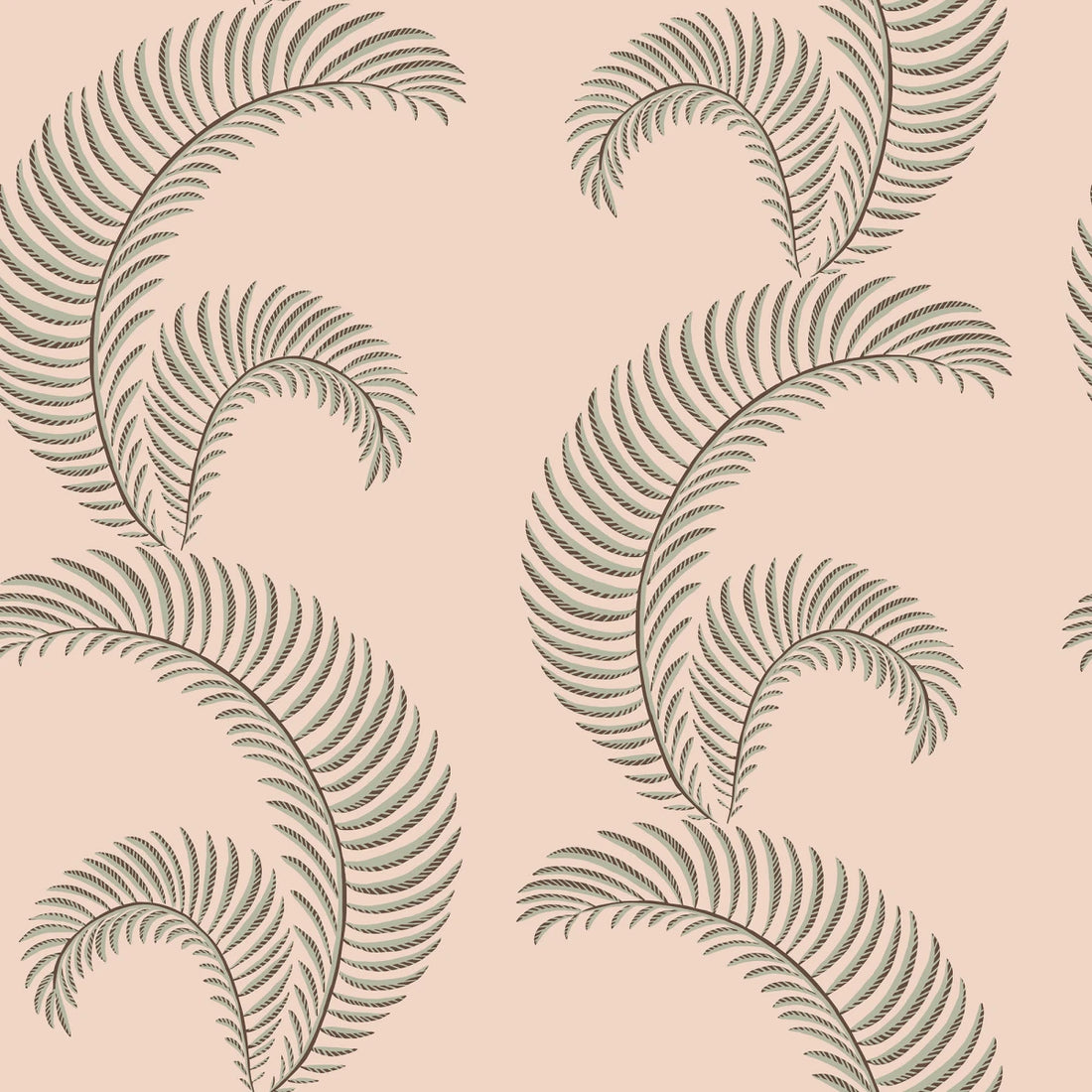 Sandberg behang Jasmine Pink S10441