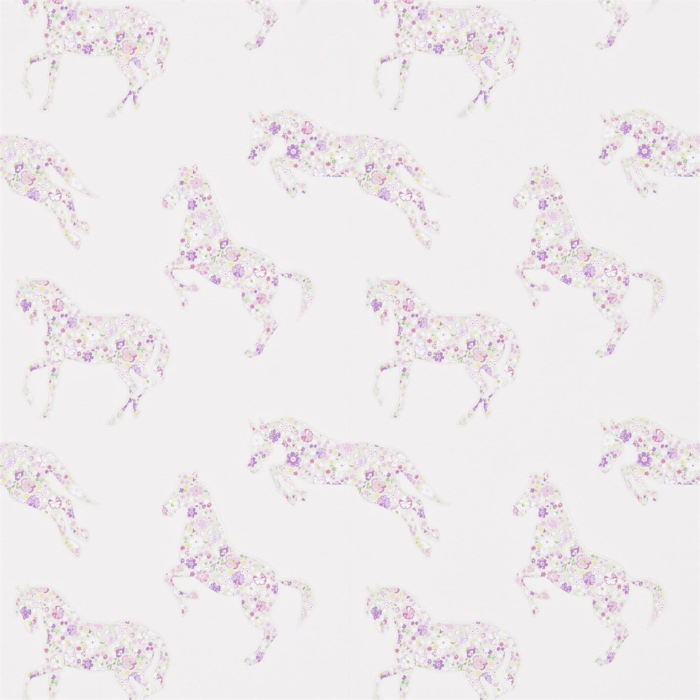 Sanderson Pretty Ponies Lavender 214034
