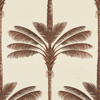 Schumacher A Palm Is A Palm Sisal Chocolate Meets Tobacco sfeerbeeld interieur