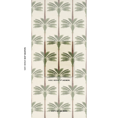 Schumacher A Palm Is A Palm Sisal detail
