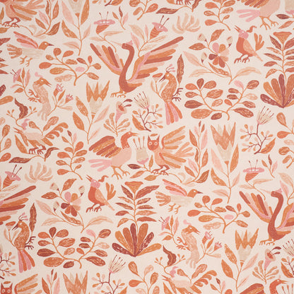 Schumacher Canopy behang Terracotta 5014832