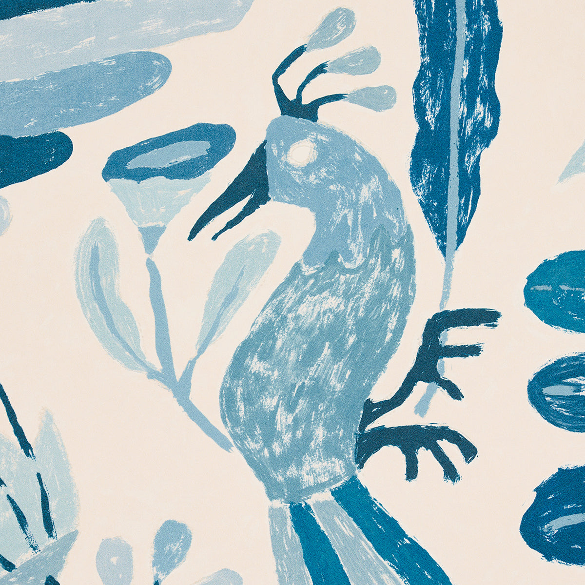 Schumacher Canopy Blue Birds detailfoto