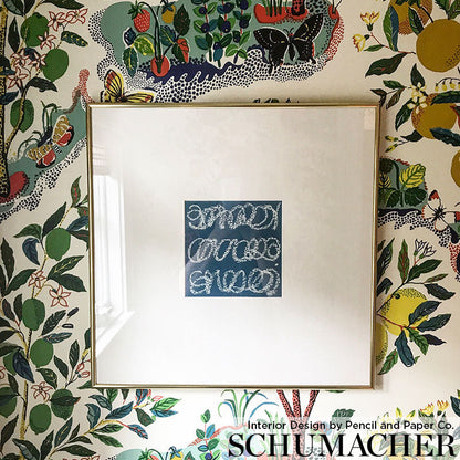 Schumacher Citrus Garden Panel detailfoto
