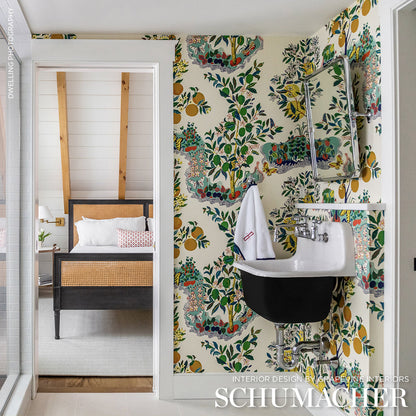 Schumacher Citrus Garden Panel sfeerbeeld 2