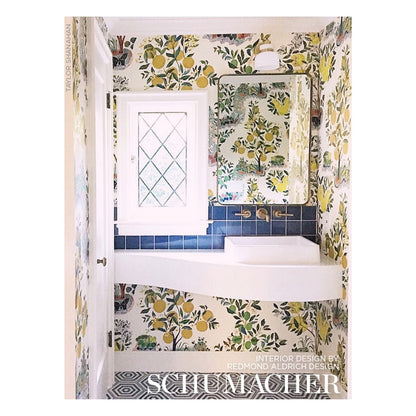 Schumacher Citrus Garden Panel volledig paneel