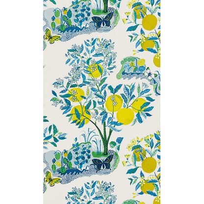 Schumacher Citrus Garden Panel Set Pool 5008411
