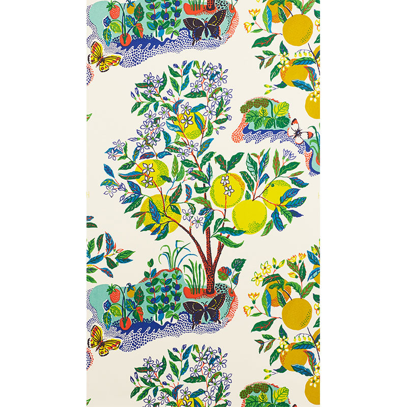 Schumacher Citrus Garden Panel Set Primary 5008410