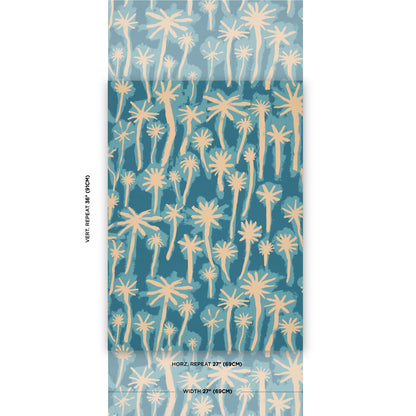 F. Schumacher Palmitas Bahama patroondetail