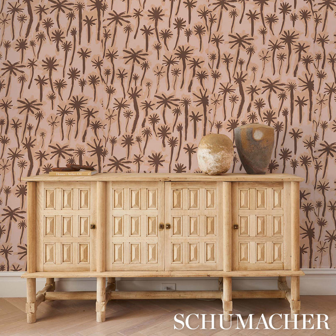 F. Schumacher Palmitas Coral sfeerbeeld 2